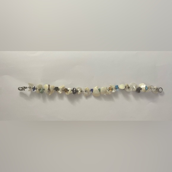 Shell gemstone bracelet size 7 1/2 jewelry - Picture 16 of 16